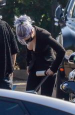 KELLY OSBOURNE and Jeff Beacher Out in Malibu 10/11/2020