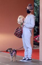 KELLY OSBOURNE Out with Her Dogs in Beverly Hills 10/26/2020