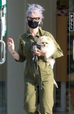 KELLY OSBOURNE Picks Up her Dog from Groomer in Los Angeles 10/22/2020