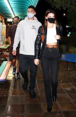 KENDALL JENNER and Devin Booker Out for Dinner in West Hollywood 10/03/2020