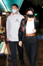 KENDALL JENNER and Devin Booker Out for Dinner in West Hollywood 10/03/2020