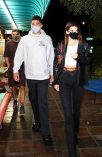 KENDALL JENNER and Devin Booker Out for Dinner in West Hollywood 10/03/2020