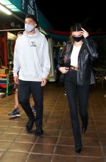 KENDALL JENNER and Devin Booker Out for Dinner in West Hollywood 10/03/2020