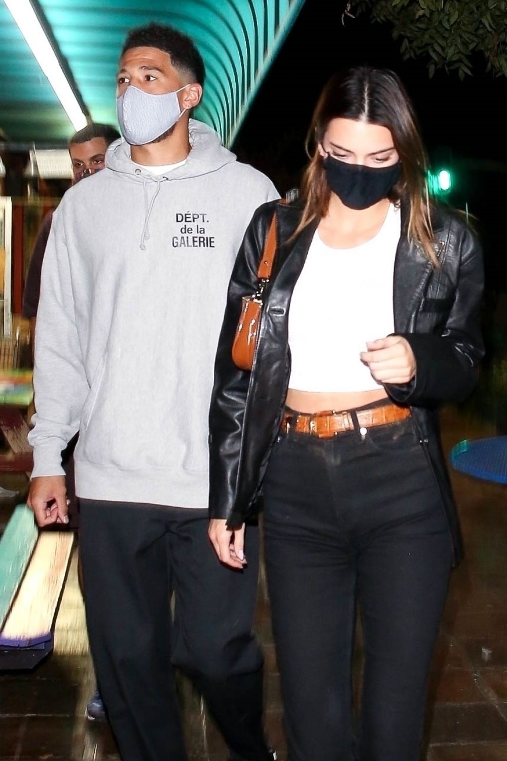 KENDALL JENNER and Devin Booker Out for Dinner in West Hollywood 10/03