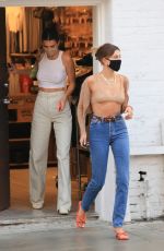 KENDALL JENNER and HAILEY BIEBER Out Shopping in Los Angeles 10/07/2020