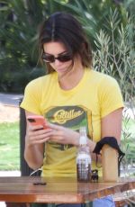 KENDALL JENNER Out for Lunch in Malibu 10/12/2020