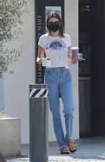 KENDALL JENNER Out Picking Up Food in Malibu 10/06/2020