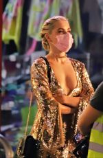 KIERNAN SHIPKA on the Set of Swimming with Sharks in Hollywood 10/02/2020