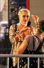 KIERNAN SHIPKA on the Set of Swimming with Sharks in Hollywood 10/02/2020
