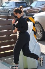 KIM KARDASHIAN at a Salon in Los Angeles 10/07/2020