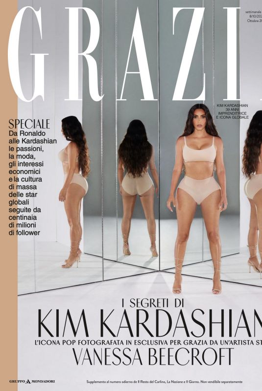 KIM KARDASHIAN in Gazia Magazine, Italy October 2020