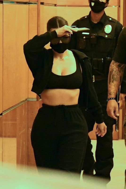 KIM KARDASHIAN Leaves a Skin Care Clinic in Beverly Hills 10/07/2020