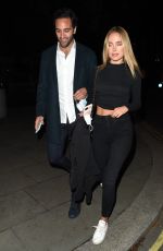 KIMBERLEY GARNER Leaves Connaught Hotel in London 10/08/2020