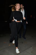 KIMBERLEY GARNER Leaves Connaught Hotel in London 10/08/2020