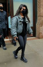 KOURTNEY KARDASHIAN and ADDISON RAE Leaves Greenwich Hotel in New York 10/12/2020
