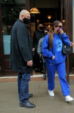 KOURTNEY KARDASHIAN and ADDISON RAE Leaves Greenwich Hotel in New York 10/12/2020
