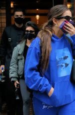 KOURTNEY KARDASHIAN and ADDISON RAE Leaves Greenwich Hotel in New York 10/12/2020
