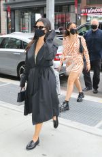 KOURTNEY KARDASHIAN and ADDISON RAE Leaves Their Hotel in New York 10/11/2020