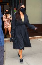KOURTNEY KARDASHIAN and ADDISON RAE Leaves Their Hotel in New York 10/11/2020