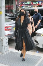 KOURTNEY KARDASHIAN and ADDISON RAE Leaves Their Hotel in New York 10/11/2020