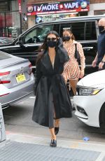 KOURTNEY KARDASHIAN and ADDISON RAE Leaves Their Hotel in New York 10/11/2020
