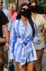 KOURTNEY KARDASHIAN and ADDISON RAE Out in New York 10/10/2020