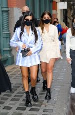 KOURTNEY KARDASHIAN and ADDISON RAE Out in New York 10/10/2020