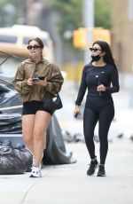 KOURTNEY KARDASHIAN and ADDISON RAE Out in New York 10/11/2020
