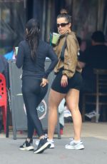 KOURTNEY KARDASHIAN and ADDISON RAE Out in New York 10/11/2020