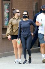 KOURTNEY KARDASHIAN and ADDISON RAE Out in New York 10/11/2020