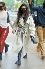 KOURTNEY KARDASHIAN and ADDISON RAE Out in New York 10/12/2020