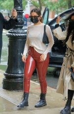 KOURTNEY KARDASHIAN and ADDISON RAE Out in New York 10/12/2020