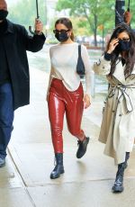 KOURTNEY KARDASHIAN and ADDISON RAE Out in New York 10/12/2020