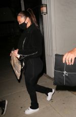 KYLIE JENNER and ANSTASIA KARANIKOLAOU Leaves a Voting Popup in West Hollywood 10/26/2020