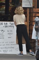 KYRA SEDGWICK Picks Up Lunch in Los Feliz 10/21/2020