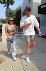 LARSA PIPPEN and Harry Jowsey at Zinque in West Hollywood 10/08/2020