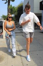 LARSA PIPPEN and Harry Jowsey at Zinque in West Hollywood 10/08/2020