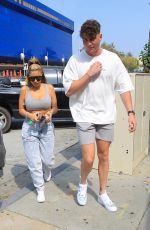 LARSA PIPPEN and Harry Jowsey at Zinque in West Hollywood 10/08/2020