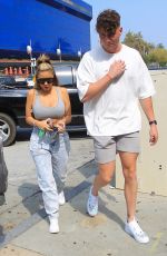 LARSA PIPPEN and Harry Jowsey at Zinque in West Hollywood 10/08/2020