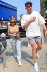 LARSA PIPPEN and Harry Jowsey at Zinque in West Hollywood 10/08/2020