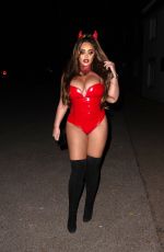 LAUREN GOODGER in a Halloween Costume Night Out in Essex 10/25/2020