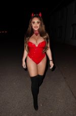 LAUREN GOODGER in a Halloween Costume Night Out in Essex 10/25/2020