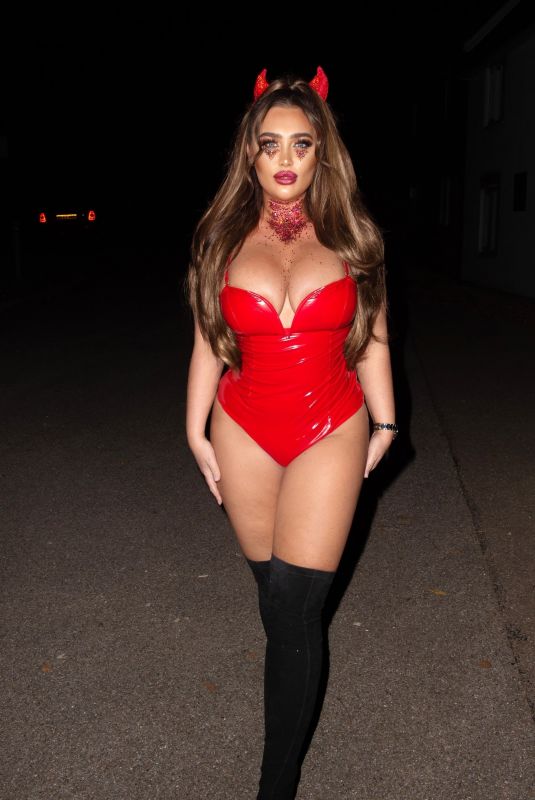 LAUREN GOODGER in a Halloween Costume Night Out in Essex 10/25/2020