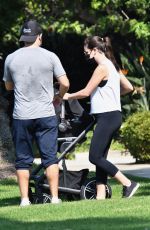 LEA MICHELE and Zandy Reich Out in Brentwood 10/06/2020