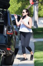 LEA MICHELE and Zandy Reich Out in Brentwood 10/06/2020