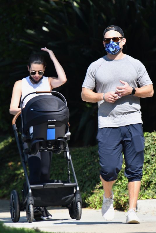 LEA MICHELE and Zandy Reich Out in Brentwood 10/06/2020