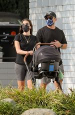 LEA MICHELE and Zandy Reich Out in Brentwood 10/09/2020