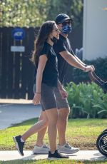 LEA MICHELE and Zandy Reich Out in Brentwood 10/09/2020