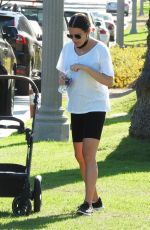 LEA MICHELE Out in Santa Monica 09/30/2020