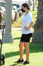 LEA MICHELE Out in Santa Monica 09/30/2020